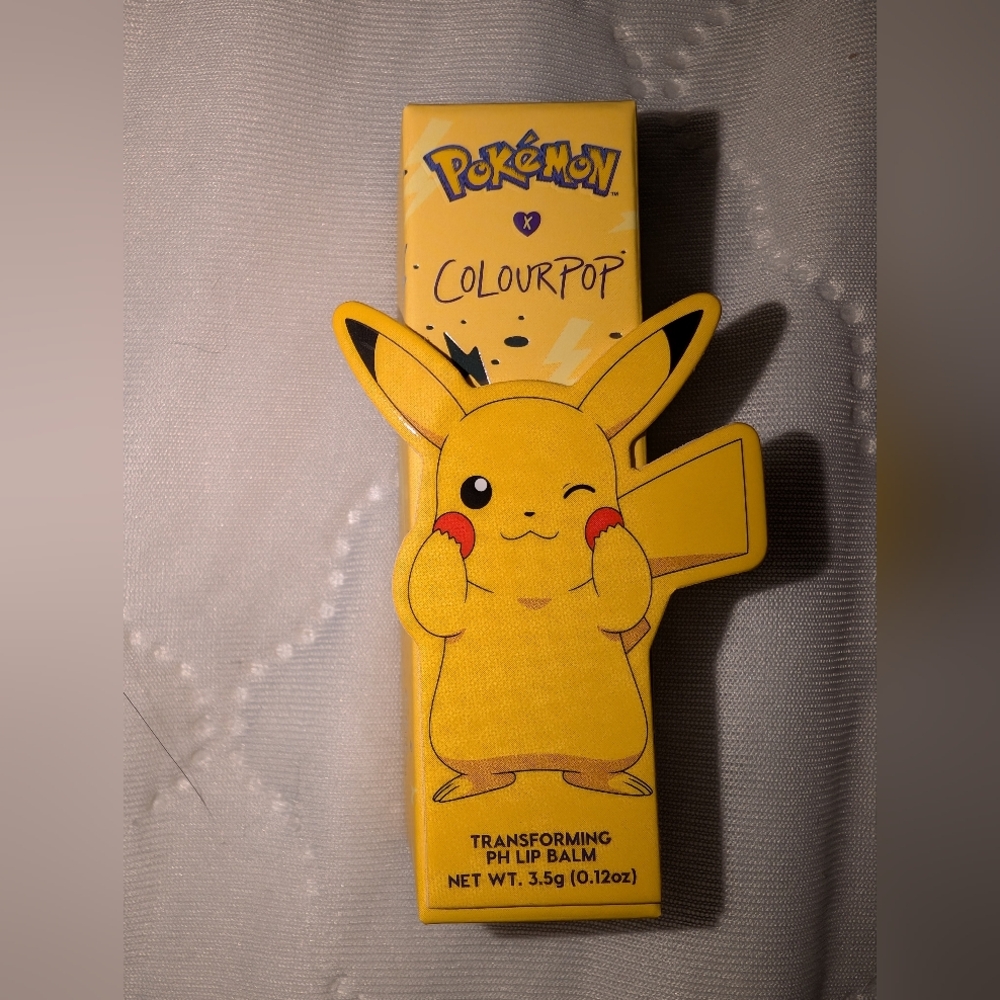 Pokémon x Colourpop - Exclus collab - Thunderbolt Pikachu Lip Balm - IN HAND